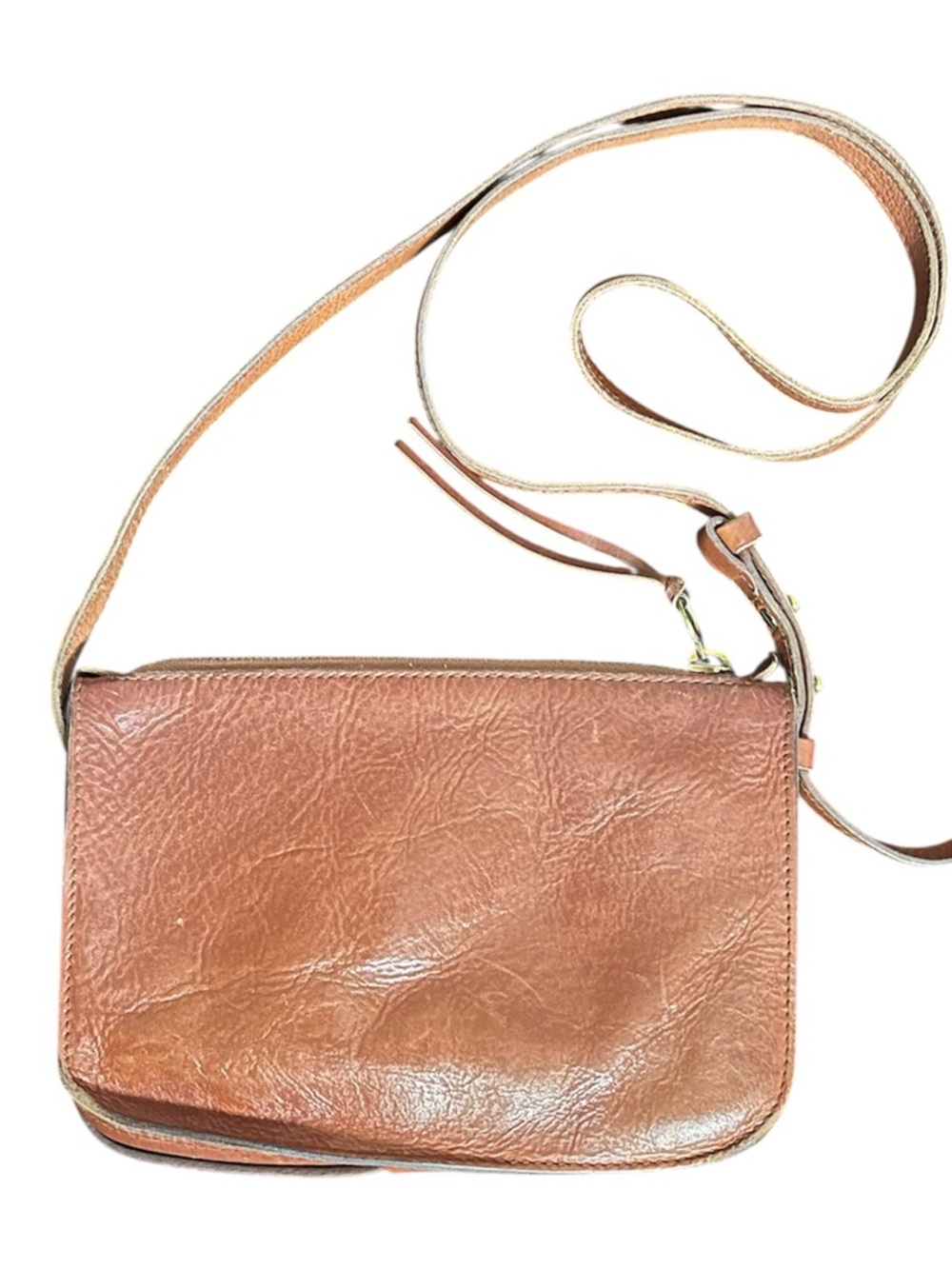 Madewell the simple Crossbody Bag  leather in Brown